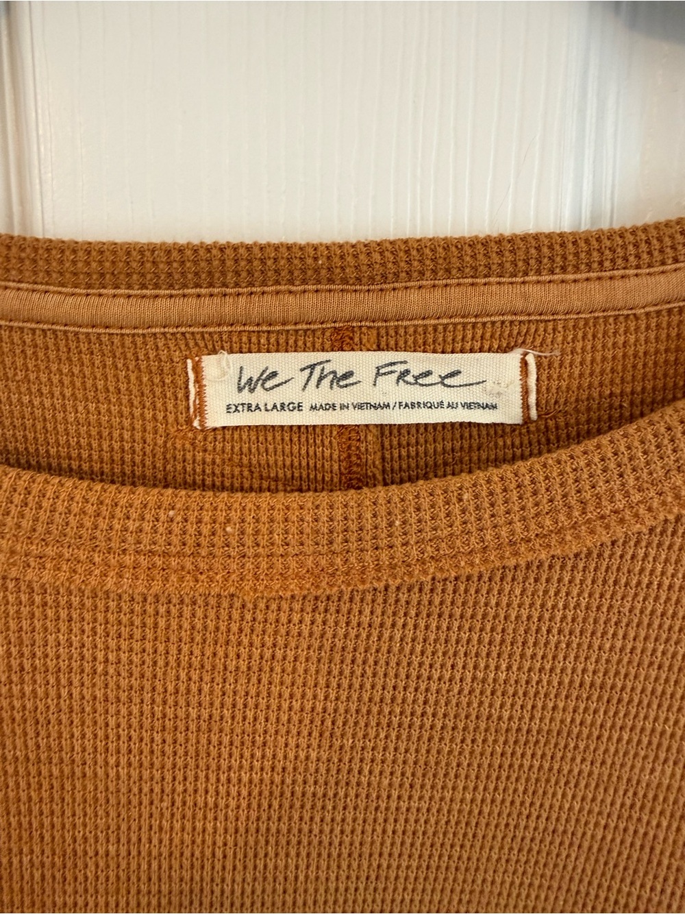 We The Free Waffle-Knit Pullover in Camel - Picture 2 of 8